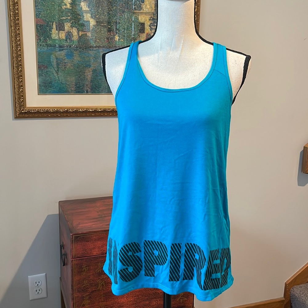 Royal blue workout tank.   Color is teal blue | XL